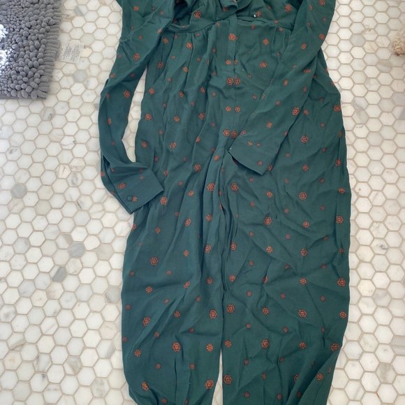 Free People Star Eyes Green Jumpsuit - Picture 4 of 4